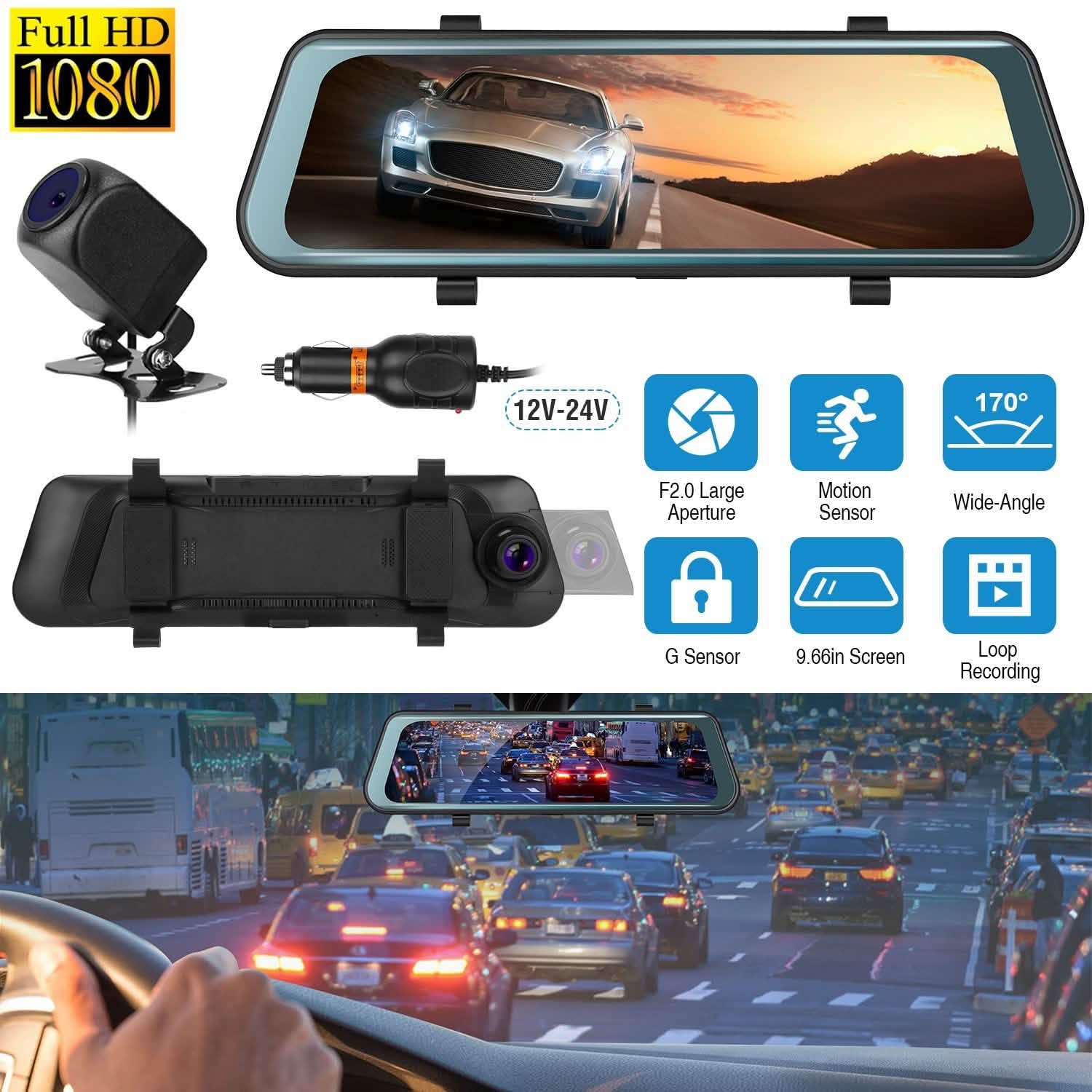 FHD 1080P Car DVR Dash Camera with G-Sensor Automotive - Tophatter Daily Deals