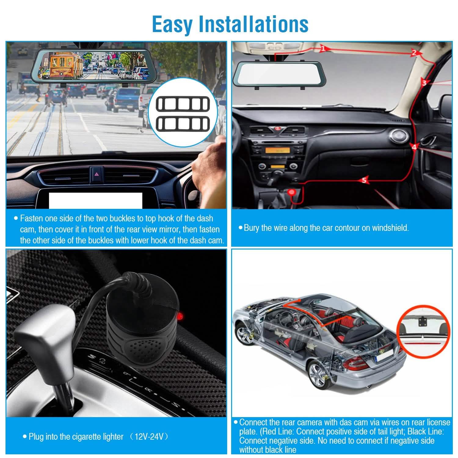 FHD 1080P Car DVR Dash Camera with G-Sensor Automotive - Tophatter Daily Deals