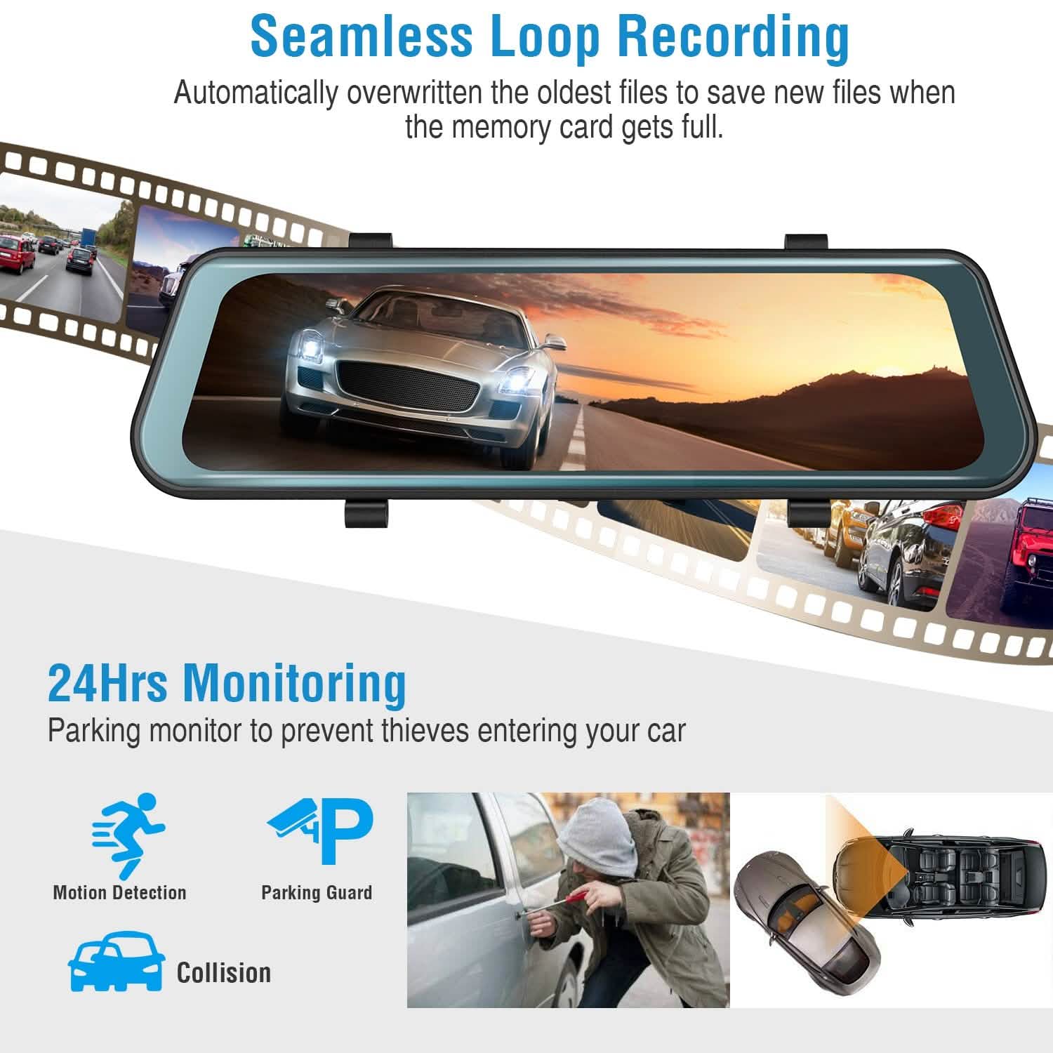 FHD 1080P Car DVR Dash Camera with G-Sensor Automotive - Tophatter Daily Deals
