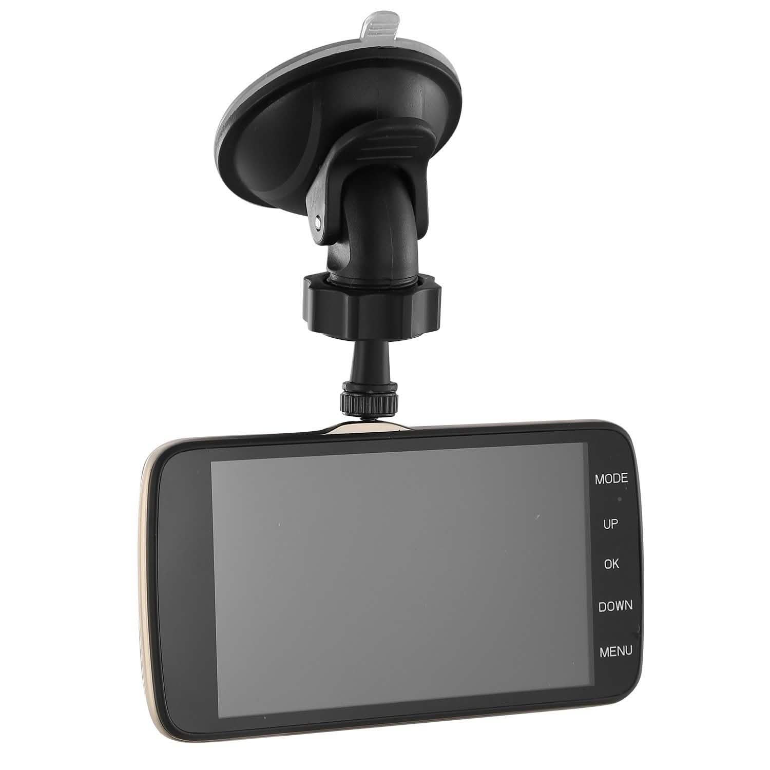 FHD 1080P Dash Cam 4" Screen Dual Cameras Automotive - Tophatter Daily Deals