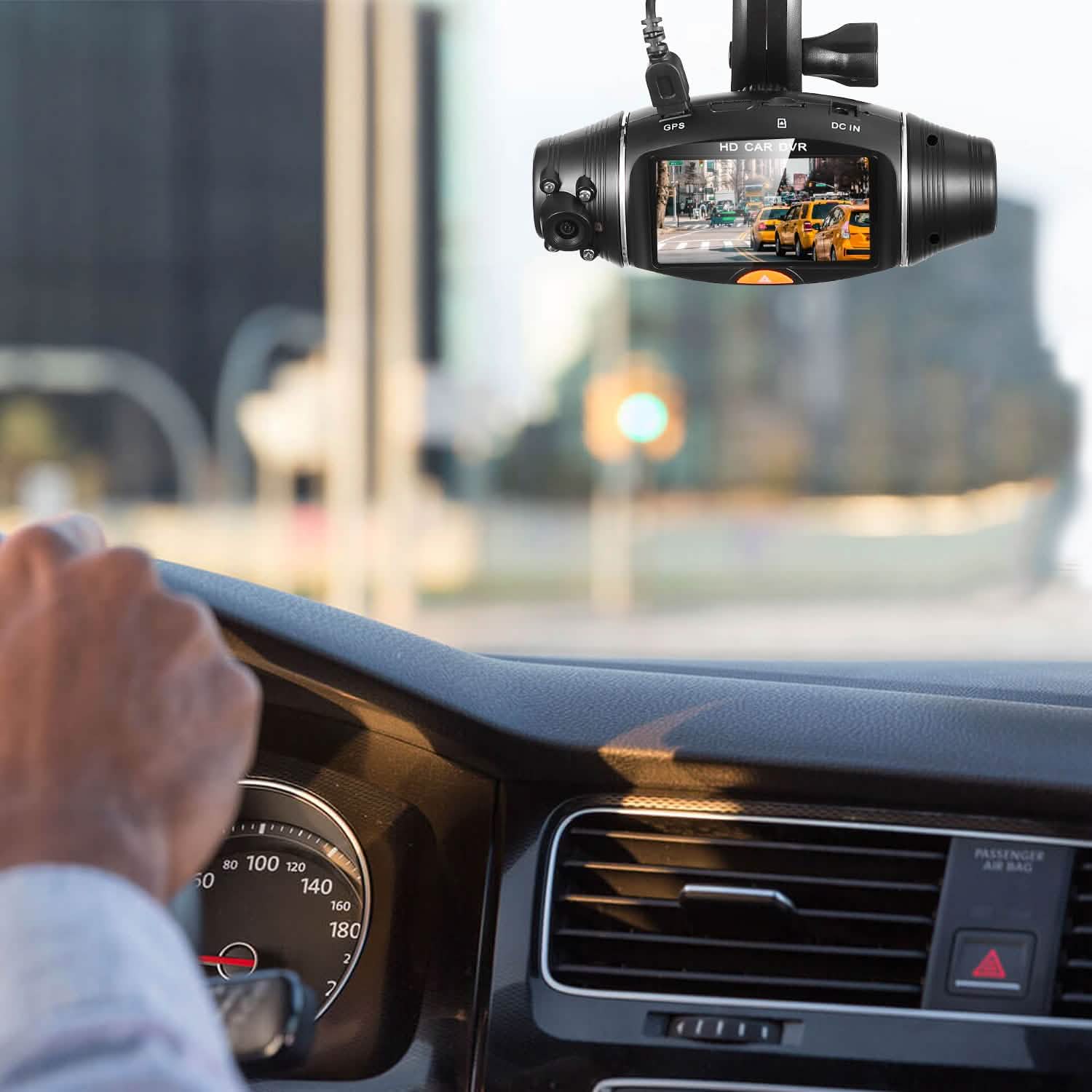 FHD 1080P Dual Lens Car DVR Dash Cam Automotive - Tophatter Daily Deals