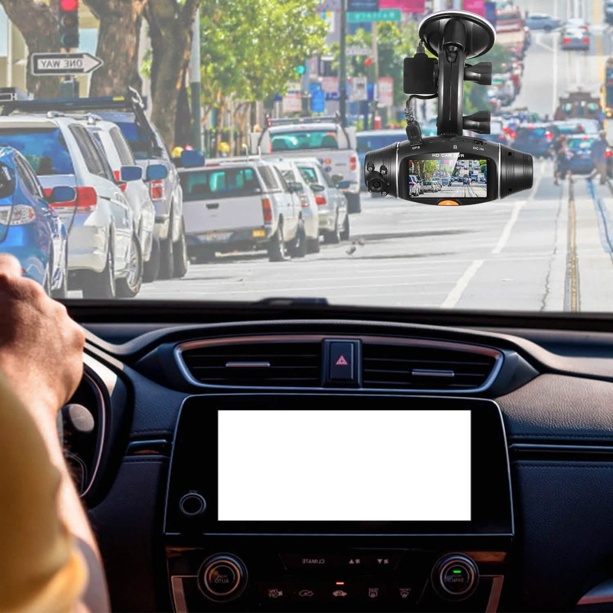 FHD 1080P Dual Lens Car DVR Dash Cam Automotive - Tophatter Daily Deals