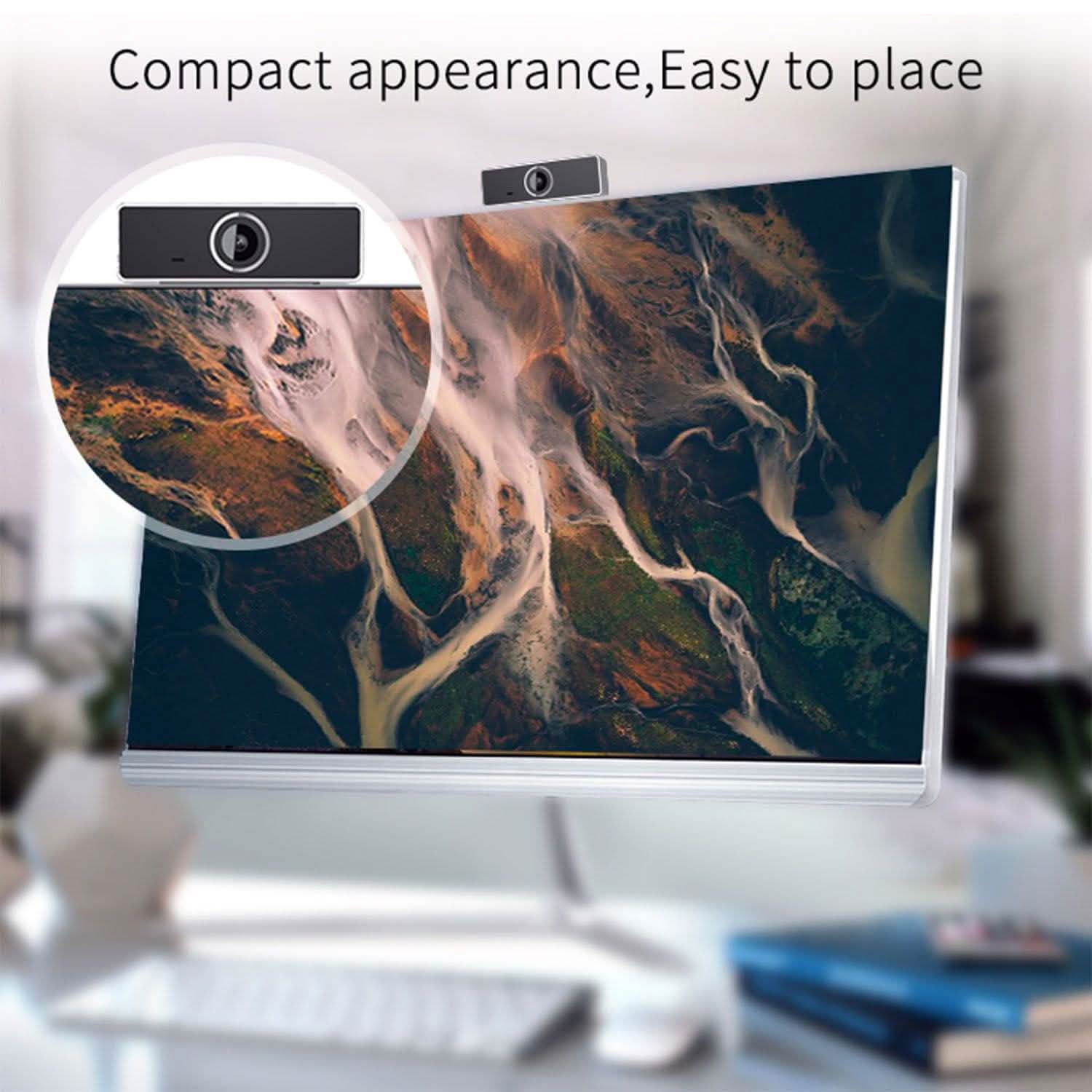 FHD 1080P Webcam USB Auto Focus with Microphone Computer Accessories - Tophatter Daily Deals
