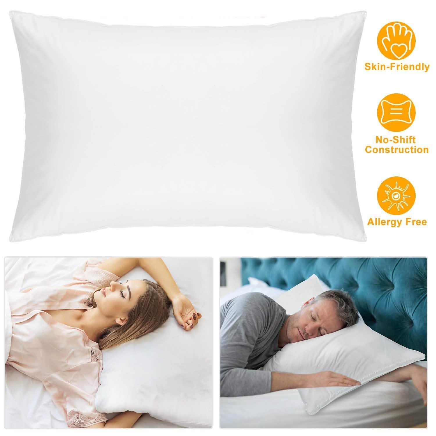 Fiber Filled Down Alternative Pillow Bedding - Tophatter Daily Deals