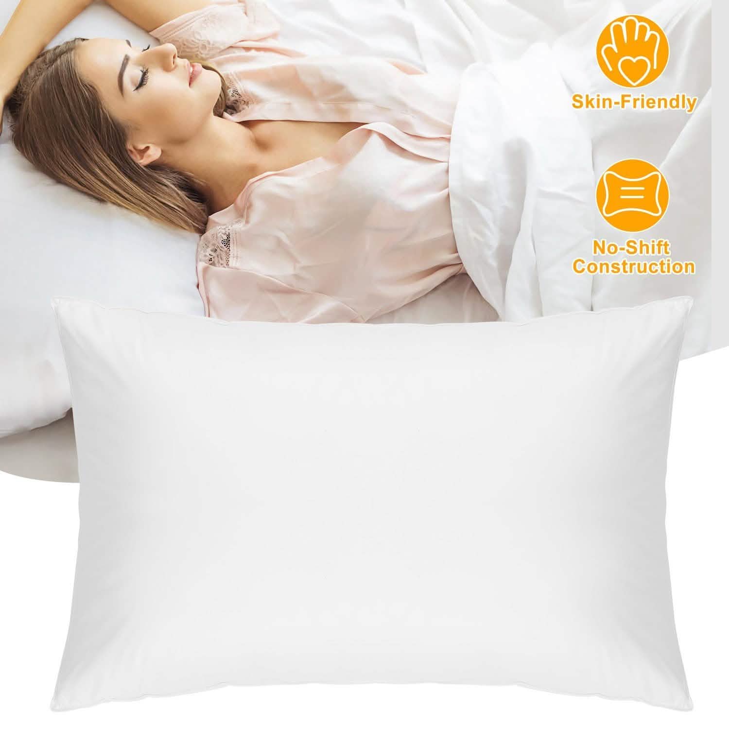 Fiber Filled Down Alternative Pillow Bedding - Tophatter Daily Deals