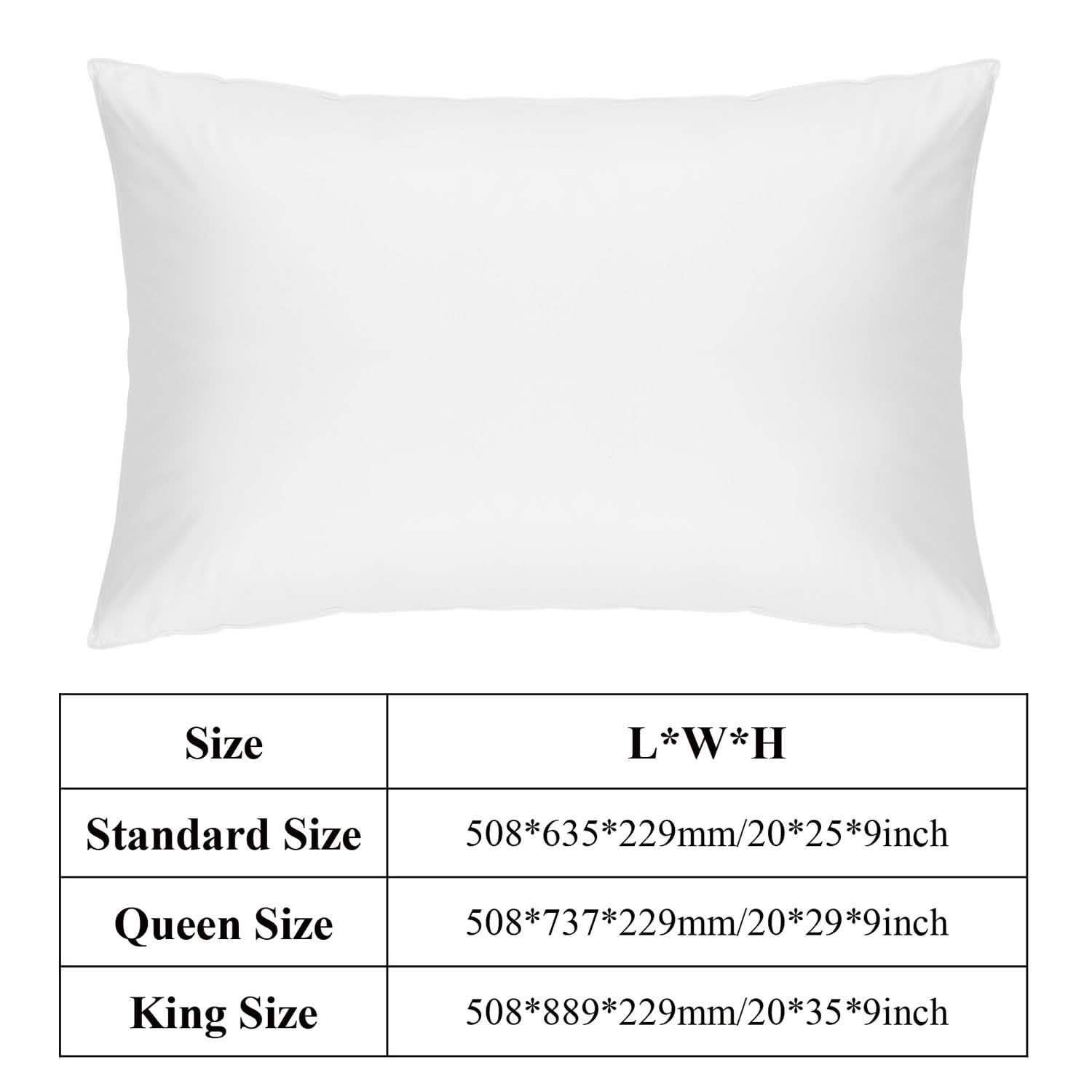 Fiber Filled Down Alternative Pillow Bedding - Tophatter Daily Deals