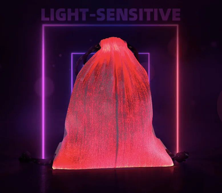 FIBER OPTIC LIGHTSHOW BACKPACK LED Backpack - Tophatter Daily Deals