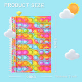 Fidget Spiral Notebook Push Pop Bubble Fidget Sensory Toy Health & Wellness - Tophatter Daily Deals