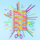 Fidget Spiral Notebook Push Pop Bubble Fidget Sensory Toy Health & Wellness - Tophatter Daily Deals