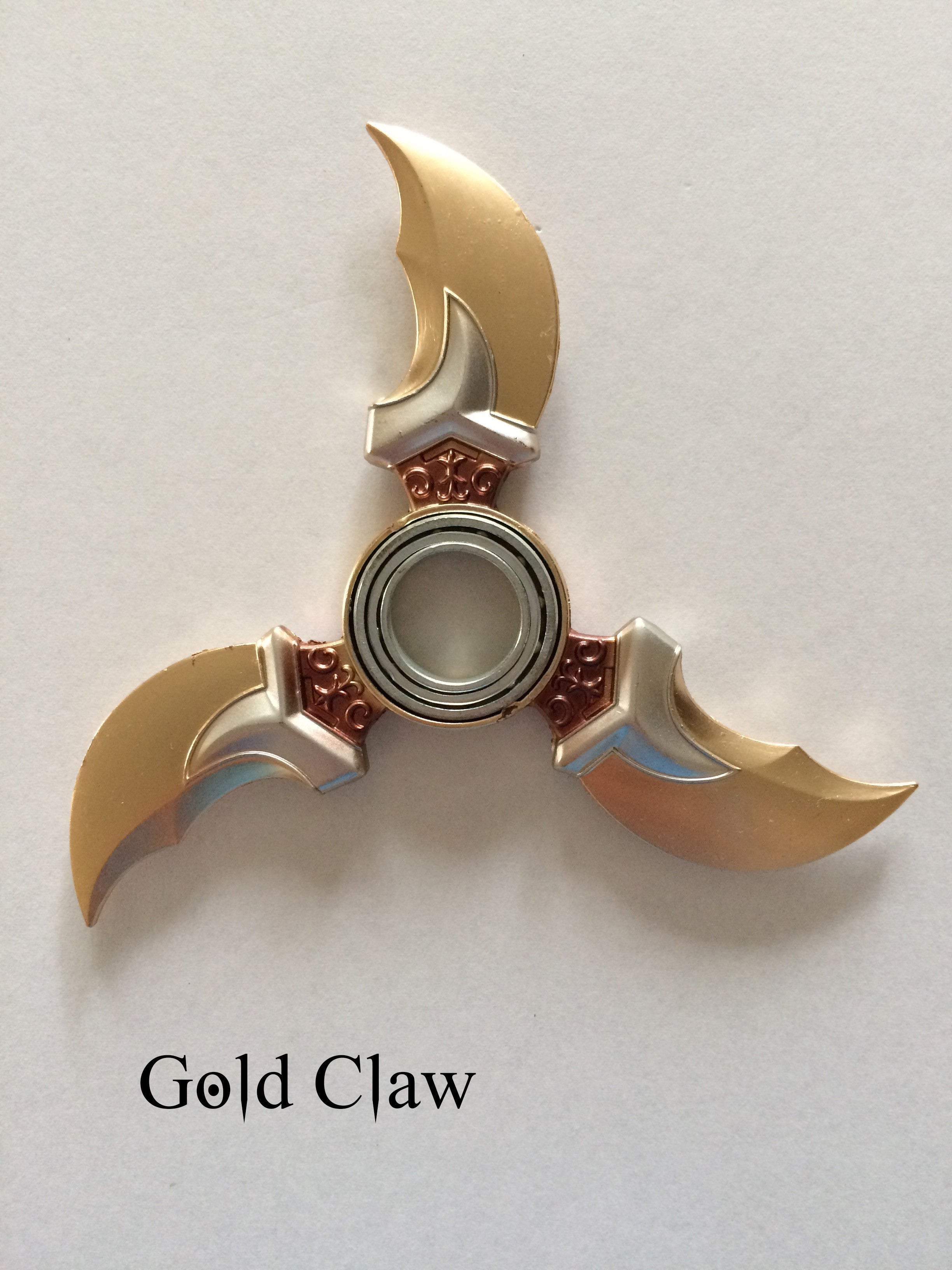 Genji Fidget Finger Spinners Gold Claw Video Game Sword - Tophatter Daily Deals
