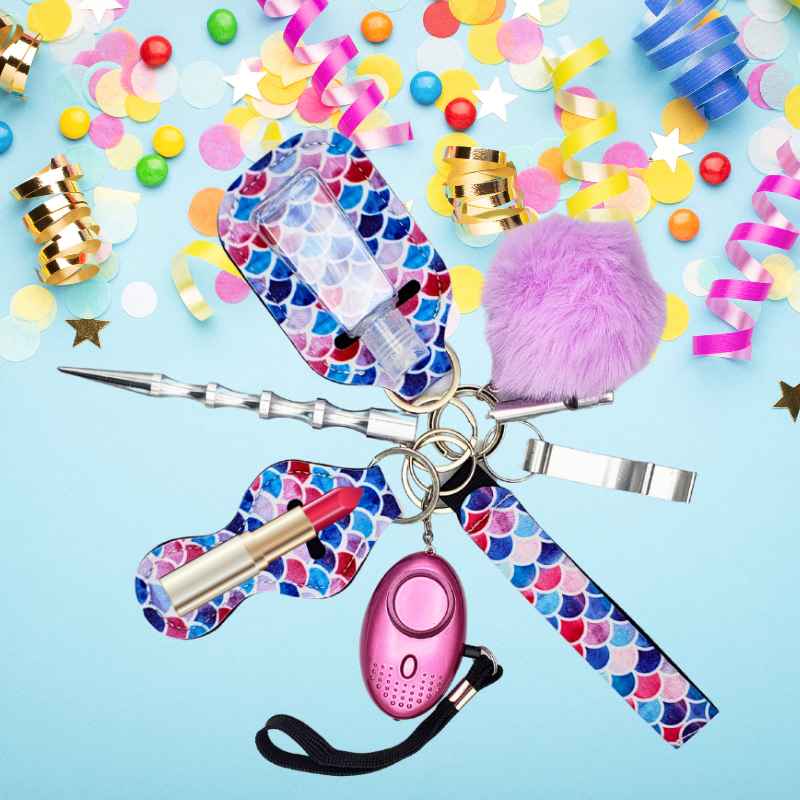 Fight Fobs® Pastel Scales Self Defense Key Chain Gift Set Self-Defense Keychains - Tophatter Daily Deals