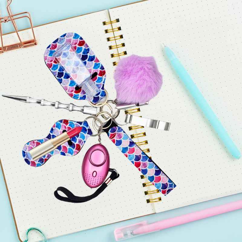 Fight Fobs® Pastel Scales Self Defense Key Chain Gift Set Self-Defense Keychains - Tophatter Daily Deals