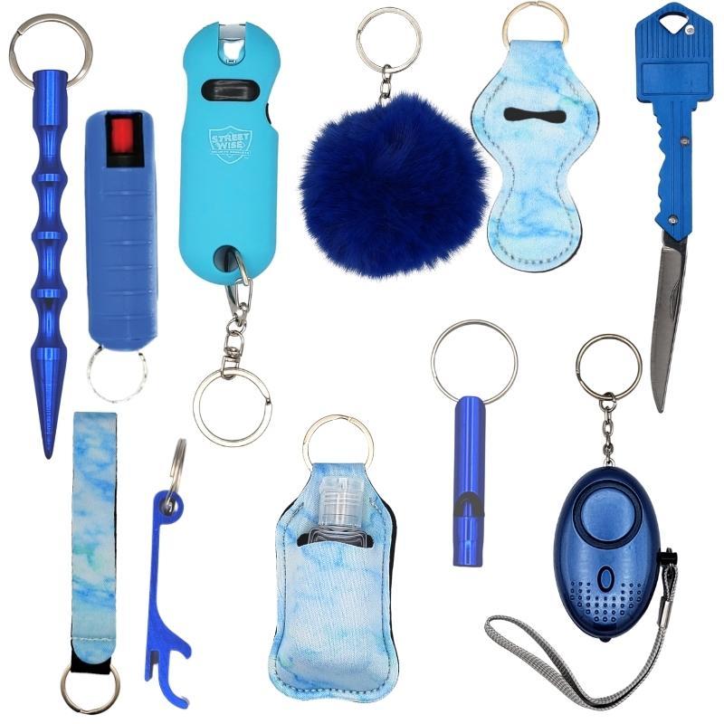 Fight Fobs® Blue Sky Self Defense Key Chain Gift Set Self-Defense Keychains - Tophatter Daily Deals