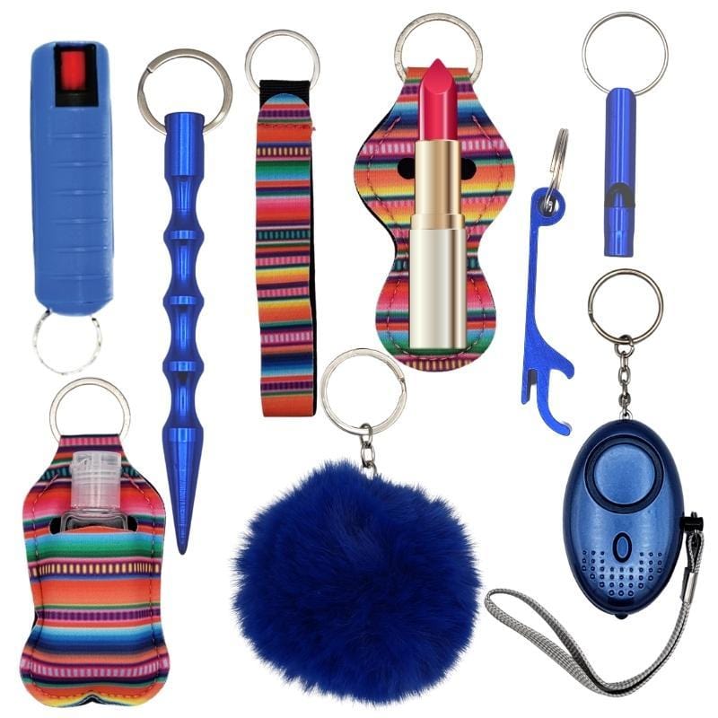 Fight Fobs® Fiesta Colorful Self Defense Key Chain Gift Set Self-Defense Keychains - Tophatter Daily Deals