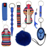 Fight Fobs® Fiesta Colorful Self Defense Key Chain Gift Set Self-Defense Keychains - Tophatter Daily Deals