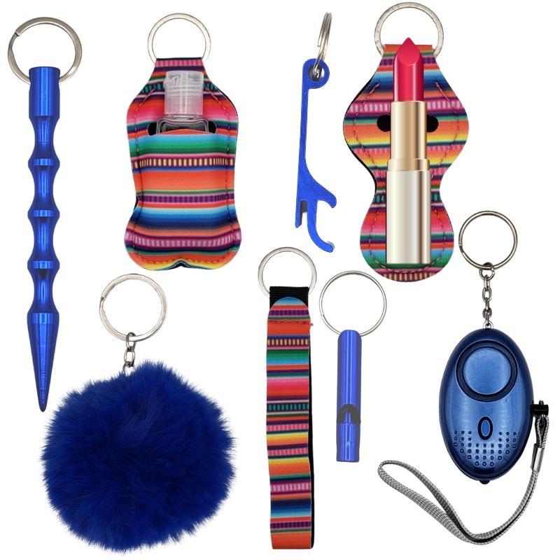 Fight Fobs® Fiesta Colorful Self Defense Key Chain Gift Set Self-Defense Keychains - Tophatter Daily Deals