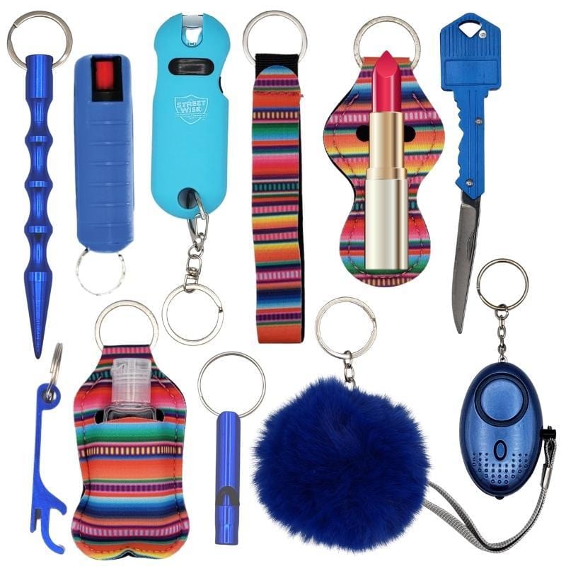 Fight Fobs® Fiesta Colorful Self Defense Key Chain Gift Set Self-Defense Keychains - Tophatter Daily Deals