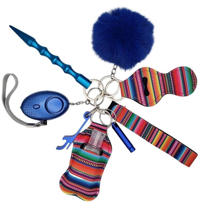 Fight Fobs® Fiesta Colorful Self Defense Key Chain Gift Set Basic Self-Defense Keychains - Tophatter Daily Deals