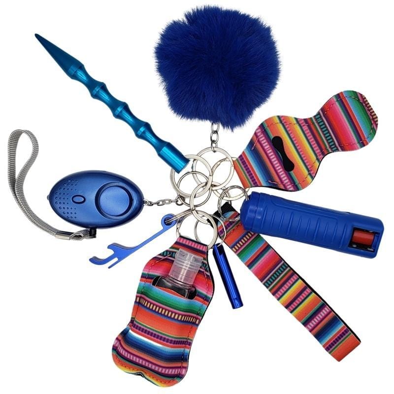 Fight Fobs® Fiesta Colorful Self Defense Key Chain Gift Set Plus (+Pepper Spray) Self-Defense Keychains - Tophatter Daily Deals