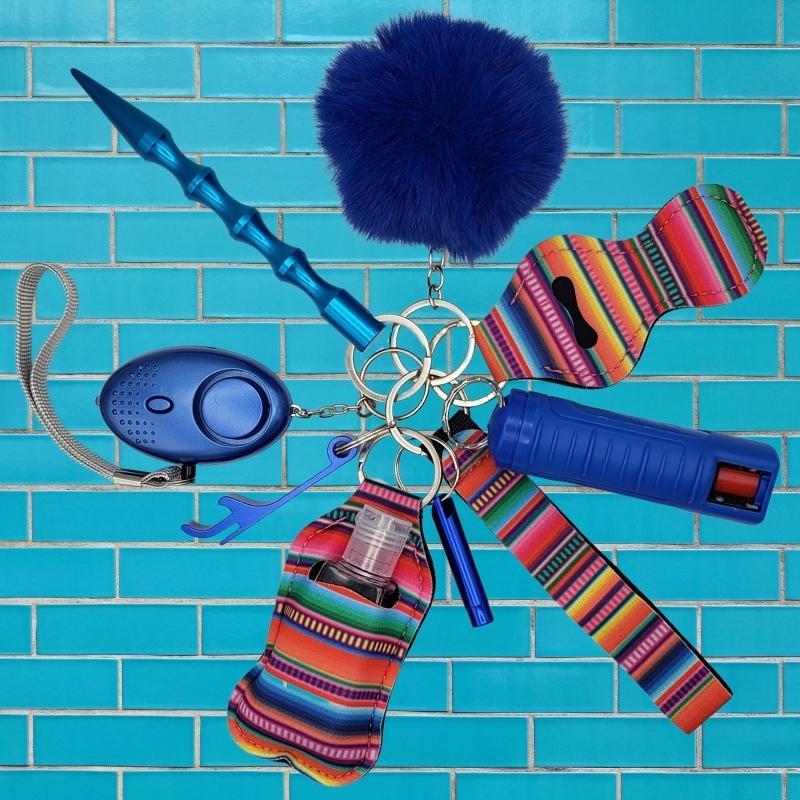 Fight Fobs® Fiesta Colorful Self Defense Key Chain Gift Set Self-Defense Keychains - Tophatter Daily Deals