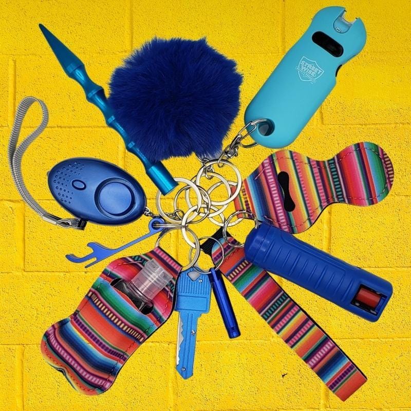 Fight Fobs® Fiesta Colorful Self Defense Key Chain Gift Set Self-Defense Keychains - Tophatter Daily Deals