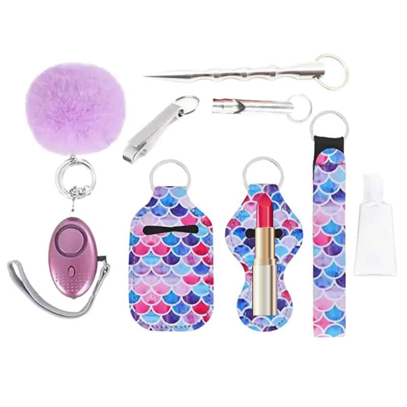 Fight Fobs® Pastel Scales Self Defense Key Chain Gift Set Self-Defense Keychains - Tophatter Daily Deals