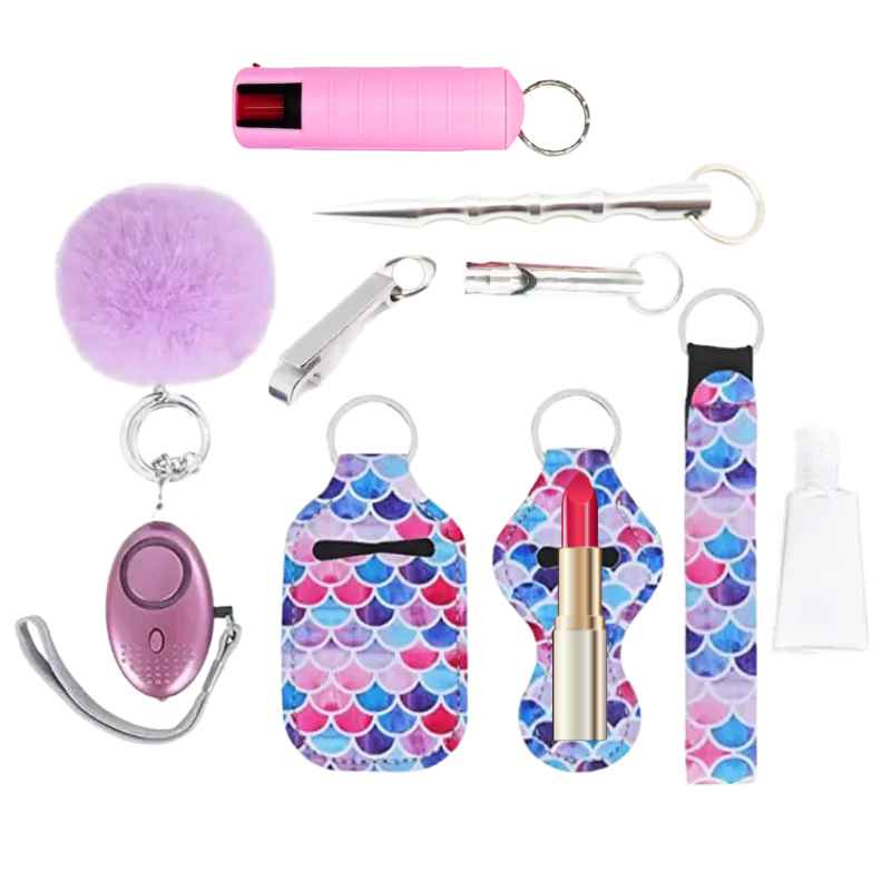 Fight Fobs® Pastel Scales Self Defense Key Chain Gift Set Self-Defense Keychains - Tophatter Daily Deals