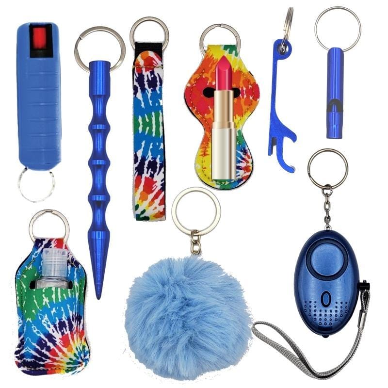 Fight Fobs® Tie Dye Self Defense Key Chain Gift Set Self-Defense Keychains - Tophatter Daily Deals