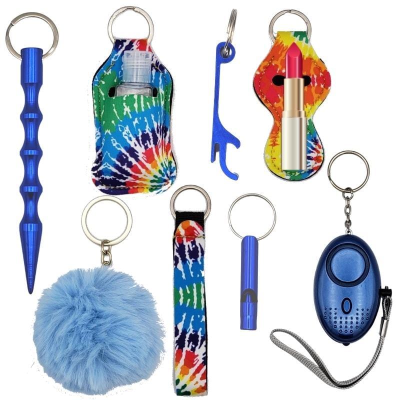 Fight Fobs® Tie Dye Self Defense Key Chain Gift Set Self-Defense Keychains - Tophatter Daily Deals