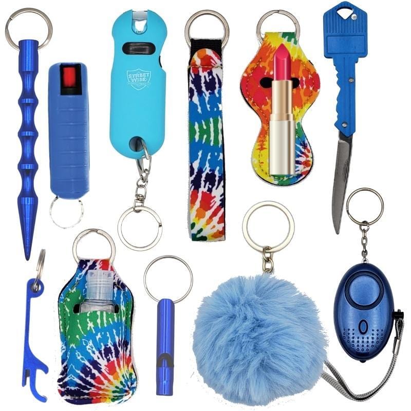 Fight Fobs® Tie Dye Self Defense Key Chain Gift Set Self-Defense Keychains - Tophatter Daily Deals