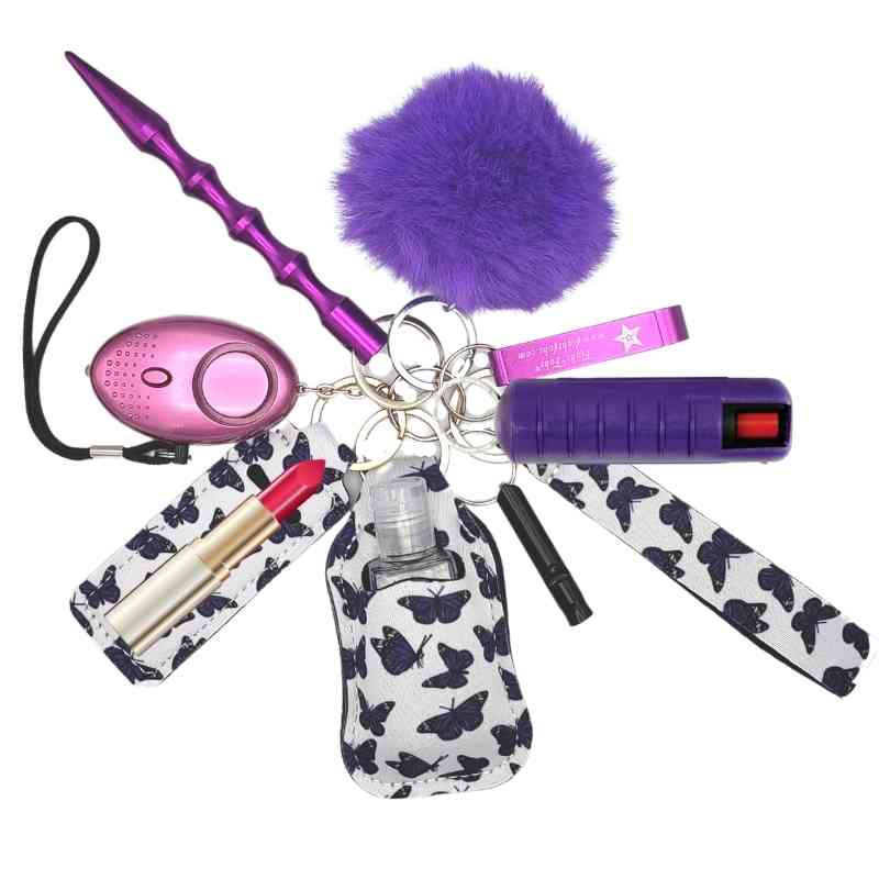 Fight Fobs® Butterfly Self Defense Key Chain Set Self-Defense Keychains - Tophatter Daily Deals