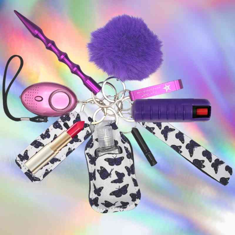 Fight Fobs® Butterfly Self Defense Key Chain Set Self-Defense Keychains - Tophatter Daily Deals