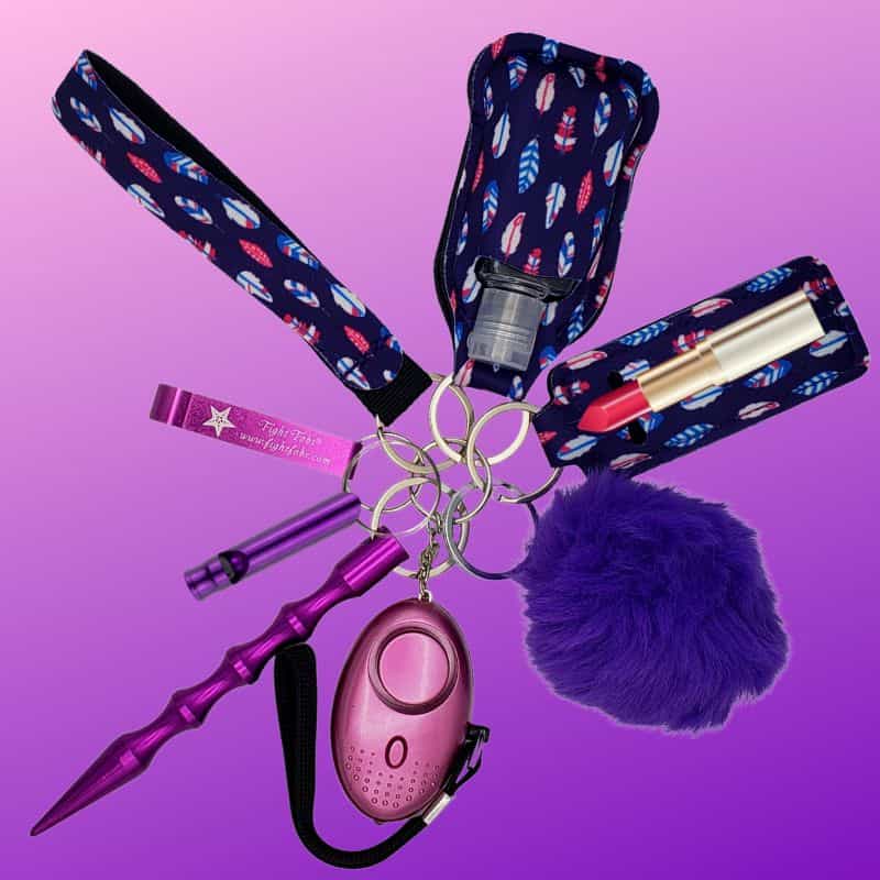 Fight Fobs® Tribe Vibe Boho Self Defense Key Chain Set Self-Defense Keychains - Tophatter Daily Deals