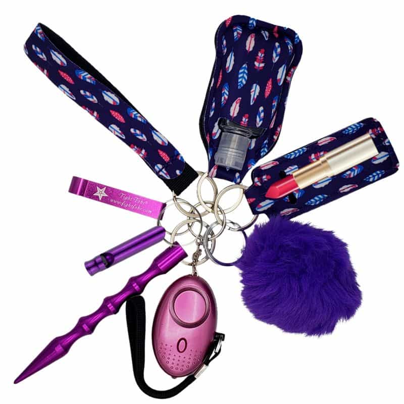 Fight Fobs® Tribe Vibe Boho Self Defense Key Chain Set Basic Self-Defense Keychains - Tophatter Daily Deals