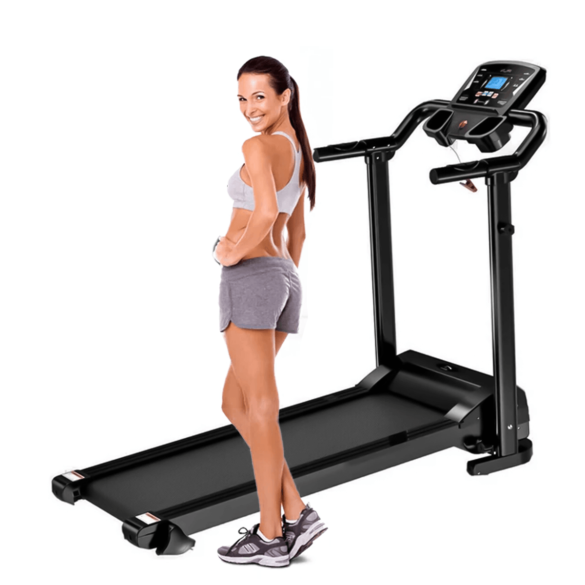 Electric Treadmill UK - Gym Treadmill Electric Machine Commercial Home Running Motorised Folding Walking Exercise & Fitness - Tophatter Daily Deals