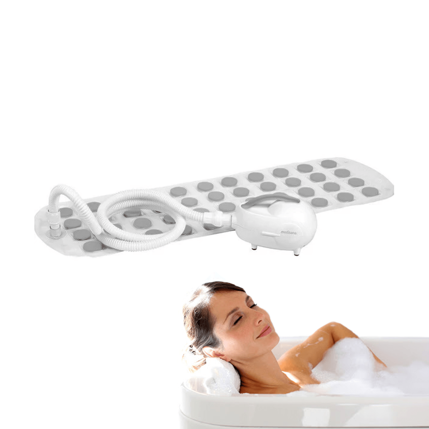 Bubble Bath Spa Mat - Bath Spa With Aroma Dispenser and Remote Control Relax!! Personal Care - Tophatter Daily Deals