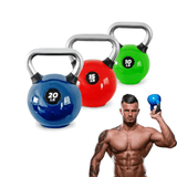 Cheapest Kettlebells UK - 10lb 15lb 20lb Kettlebell Weights Set Kettlebells Strength Training Home Gym Exercise Ball - Tophatter Daily Deals
