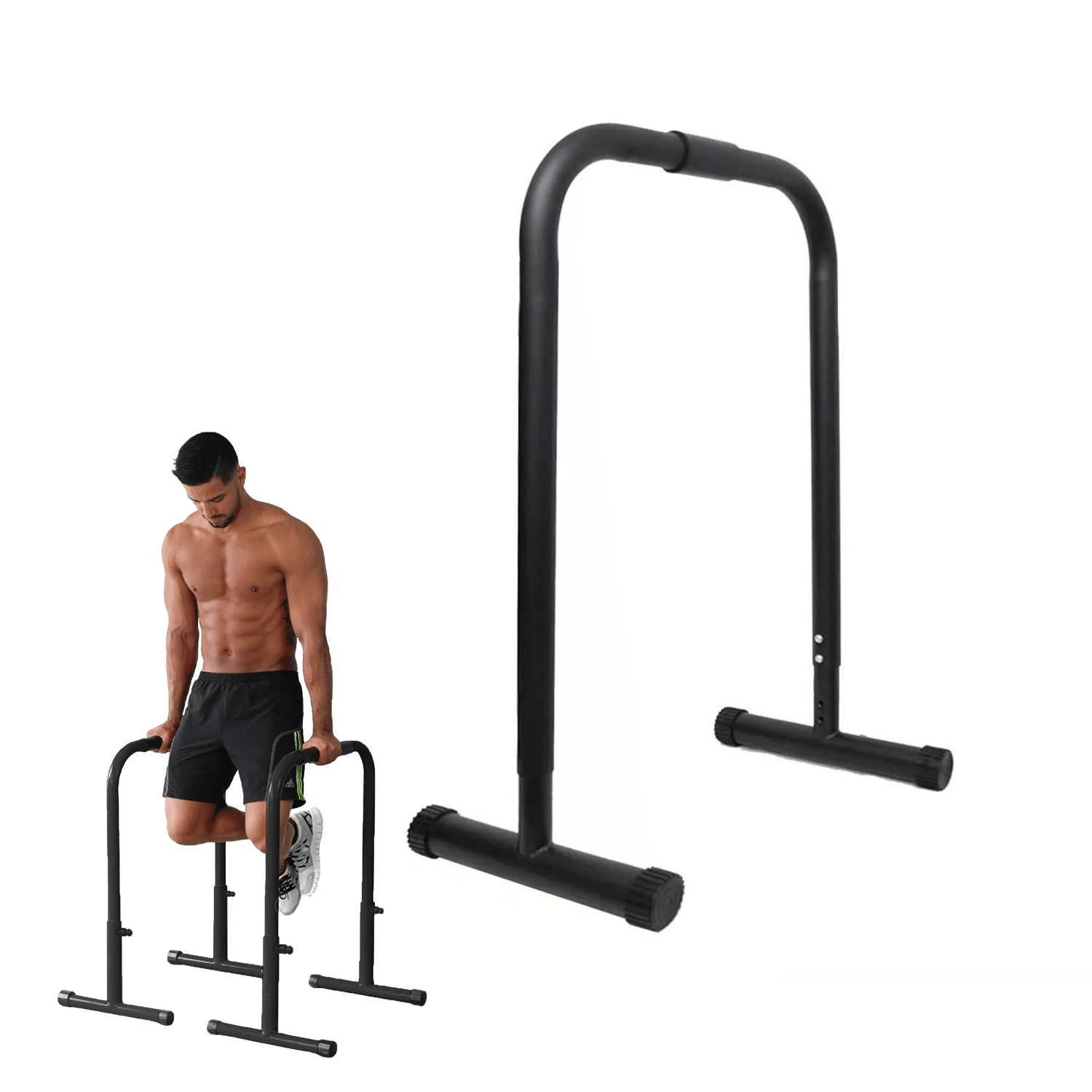Adjustable Dip Bar - 75CM Parallel Dip Bars Home Gym Exercise Workout Push Pull Up Training Stability Exercise & Fitness - Tophatter Daily Deals