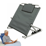 Adjustable Back Support for Bed - Fabric Bed Back Rest 5 Position Disability Mobility Aid Bedroom with Pillow Personal Care - Tophatter Daily Deals