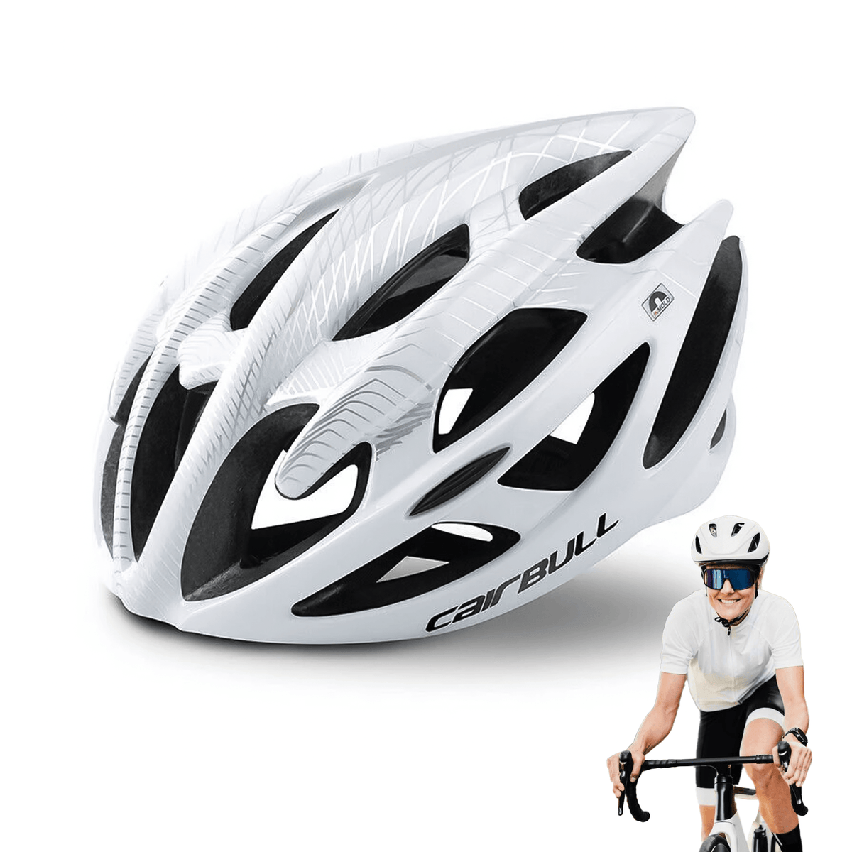 Safest Helmet Bicycle - Cycling Helmet Cap Visor MTB Road Bicycle Mountain Bike Adjustable Sport Safety Cycling - Tophatter Daily Deals