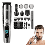 Beard Trimmer Rechargeable & Cordless Hair Clippers for Men-Waterproof Body Mustache Nose Ear Facial Cutting Groomer Personal Care - Tophatter Daily Deals