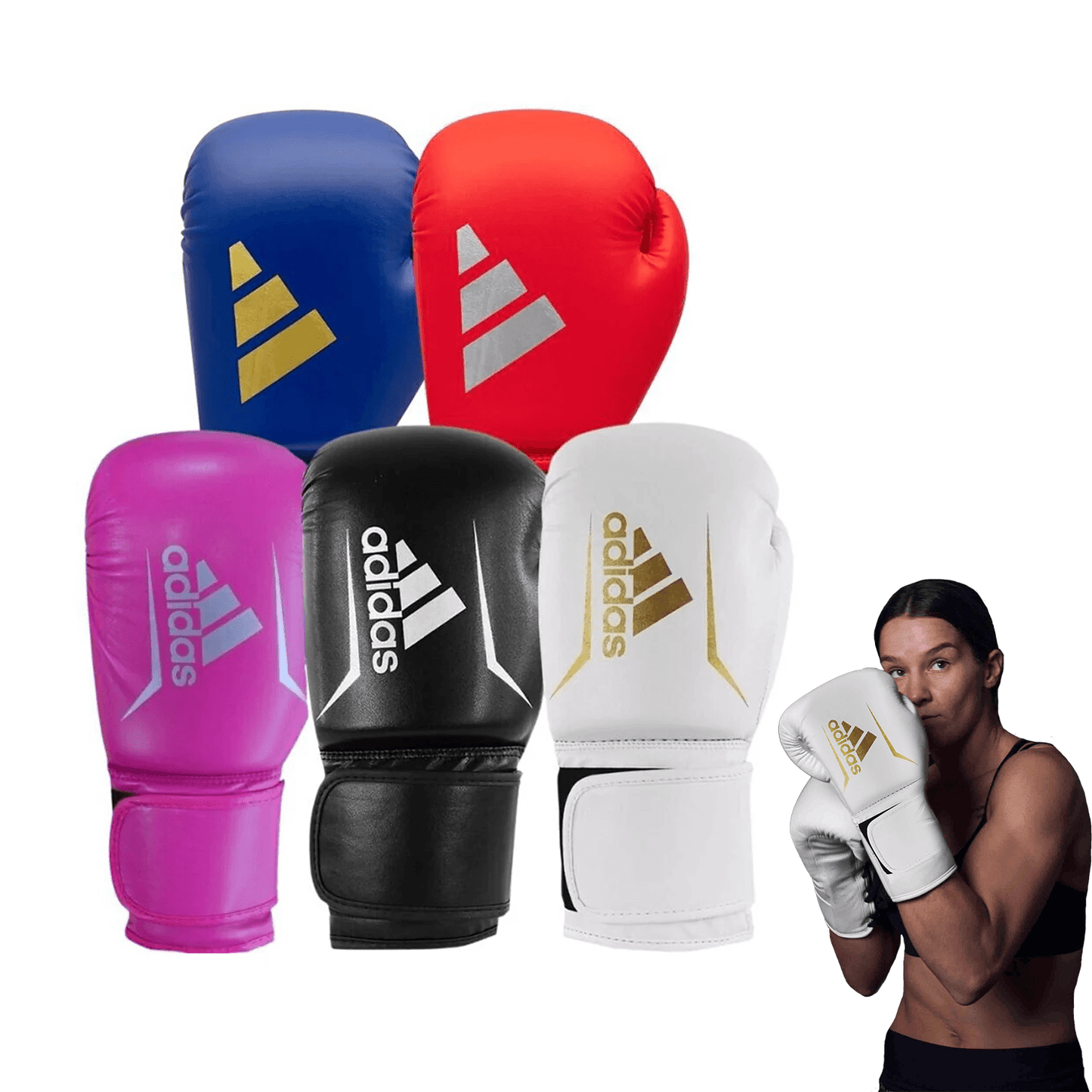 Best Boxing Gloves UK - Boxing Gloves Adult Kids Black White Sparring Boxing Gloves Exercise & Fitness - Tophatter Daily Deals