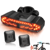 Bike Rear Light - USB LED Bike Tail Light Bicycle Horn Alarm Turn Signals Brake Light Apparel & Accessories - Tophatter Daily Deals