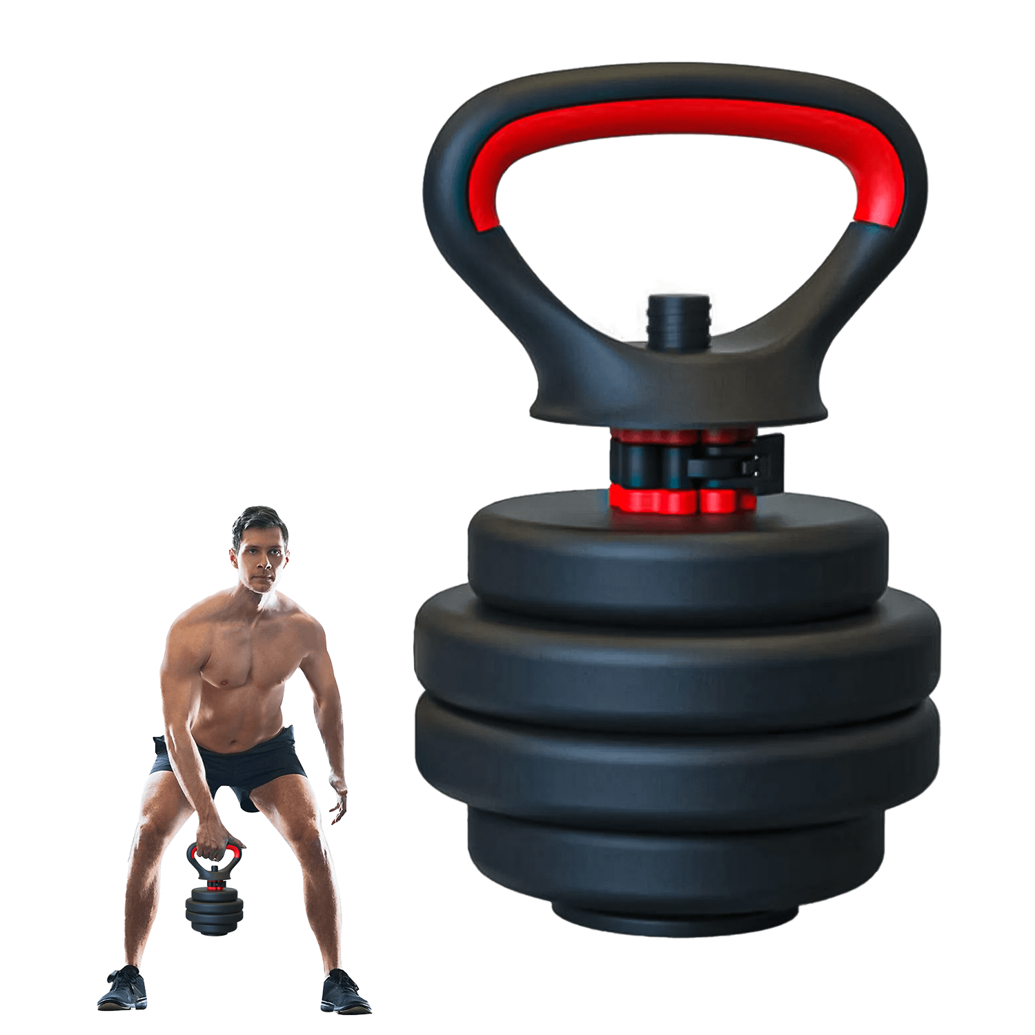 Adjustable Kettlebell Handle - Adjustable Kettlebell Grip for Fitness Gym Exercise & Fitness - Tophatter Daily Deals