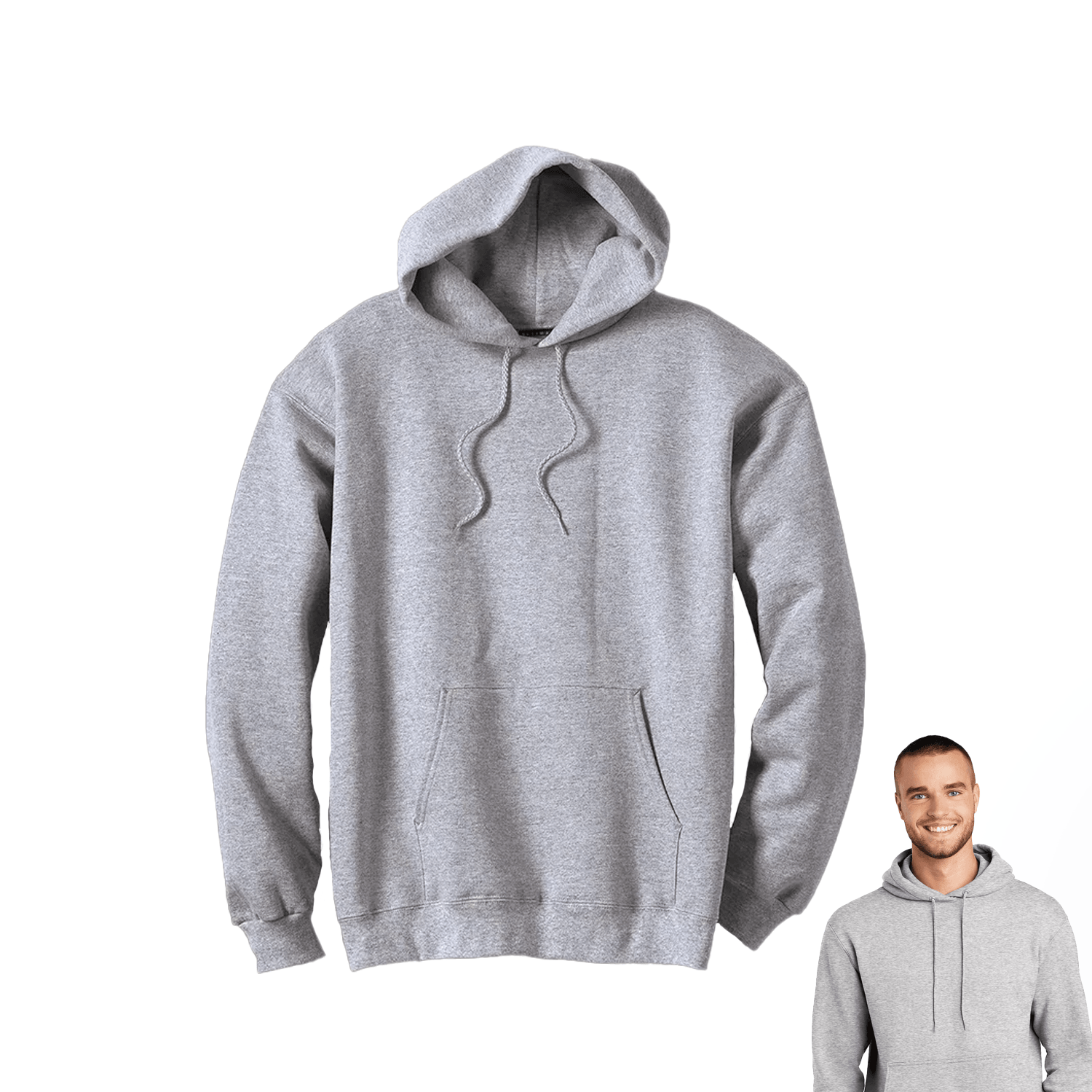 Best Heavyweight Hoodie - Plain Hooded Sweatshirt Mens Womens Soft Heavyweight Hoodie Top Clothing - Tophatter Daily Deals