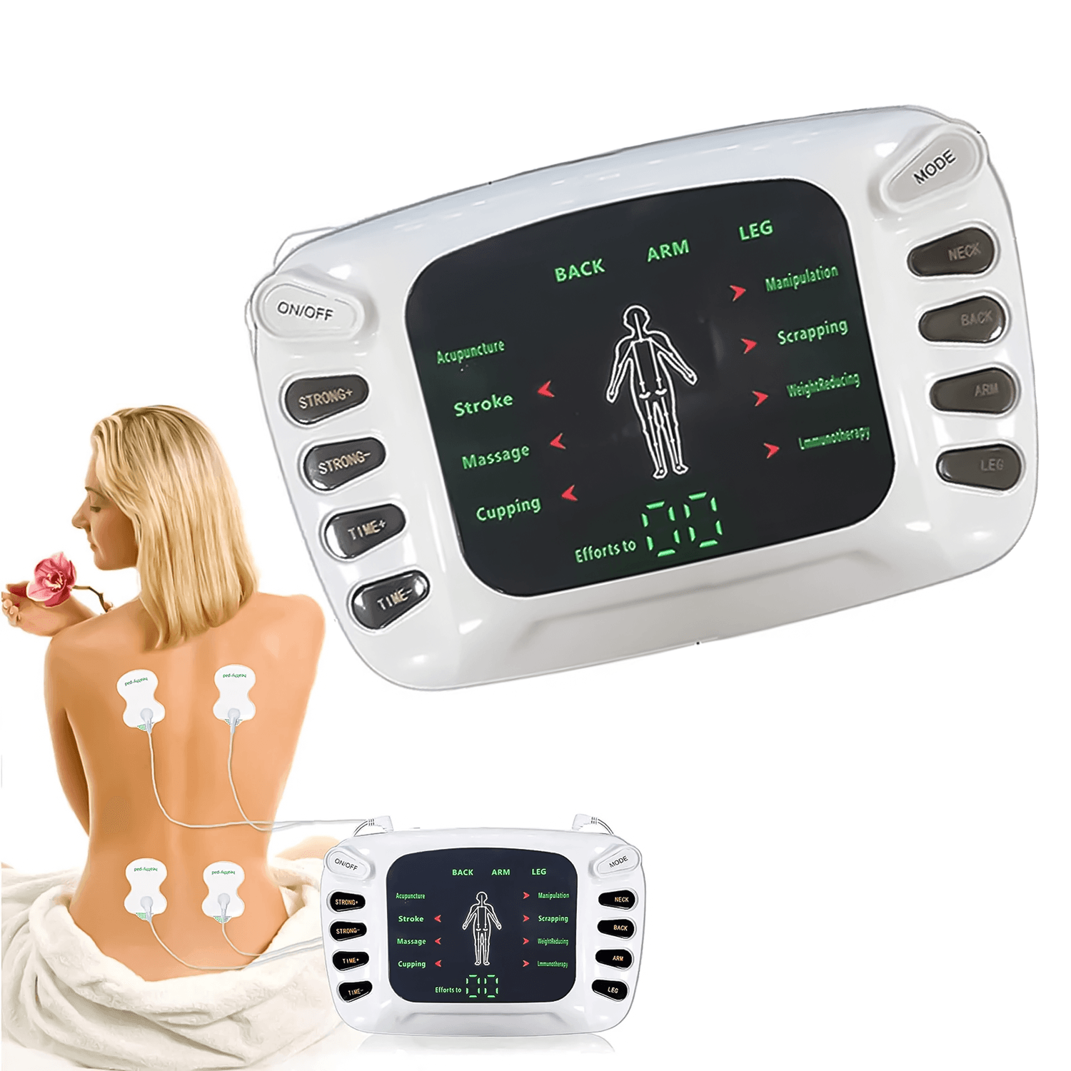Best Tens Machine UK - Digital Therapy Full Massage Pain Relief Acupuncture Personal Care - Tophatter Daily Deals