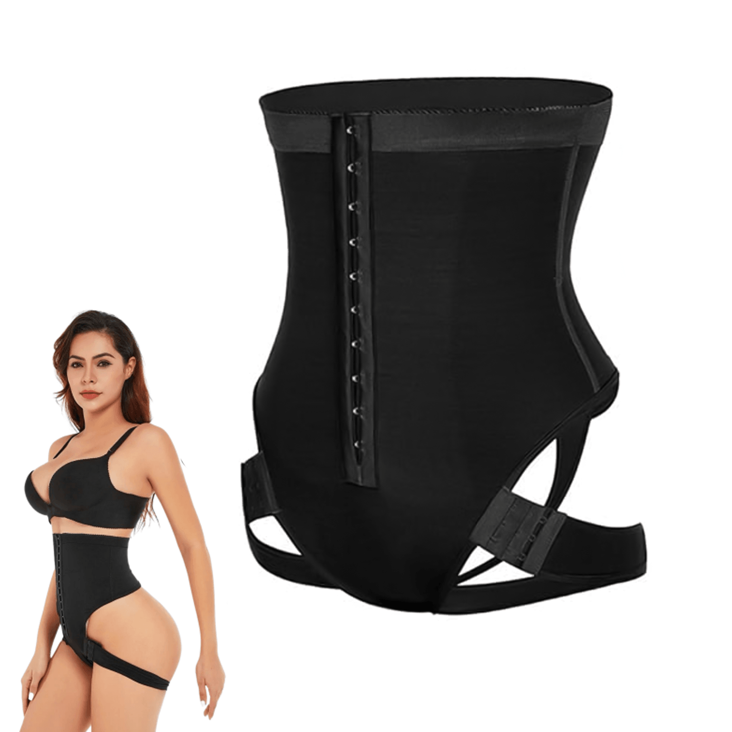 Cuff Tummy Trainer - Exceptional Shapewear High Waist Body Shaper Clothing - Tophatter Daily Deals