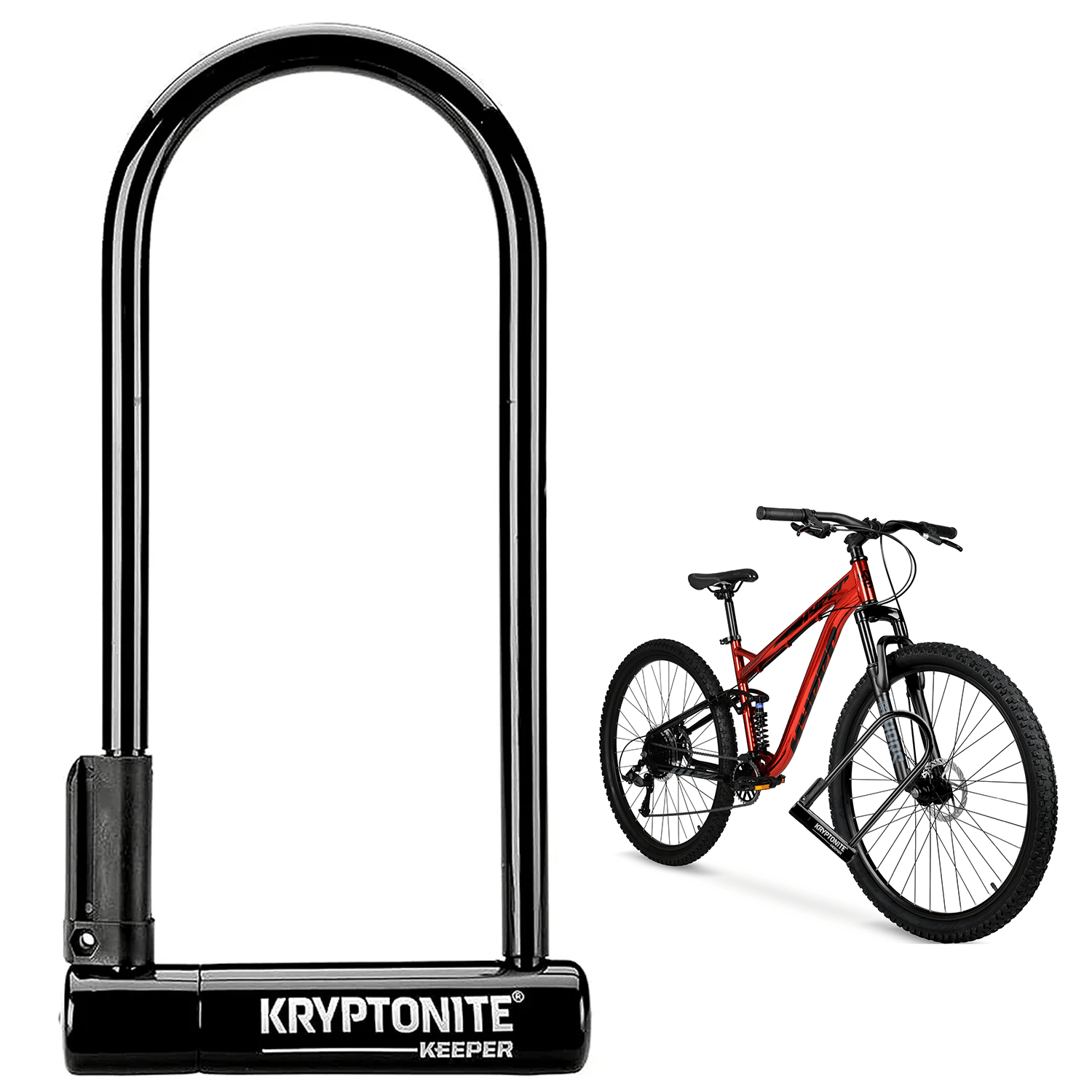 D Lock for Bicycle - Kryptonite U Lock Original STD keeper Bicycle Bike Cycle D Shackle Cycling - Tophatter Daily Deals