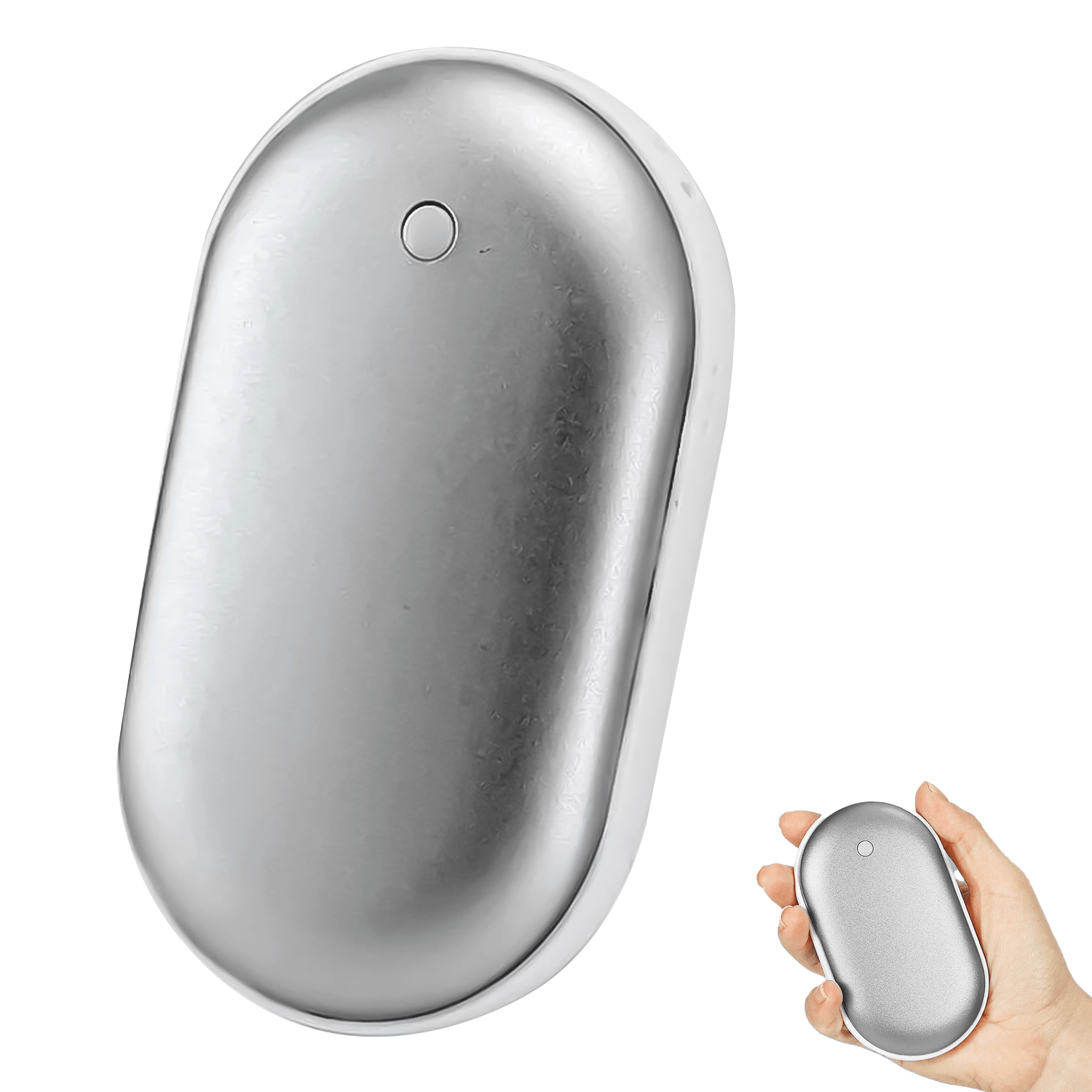 Electronic Hand Warmers UK - 2X Rechargeable Hand Warmers USB Power Bank Electric Pocket Heater Warmer Apparel & Accessories - Tophatter Daily Deals