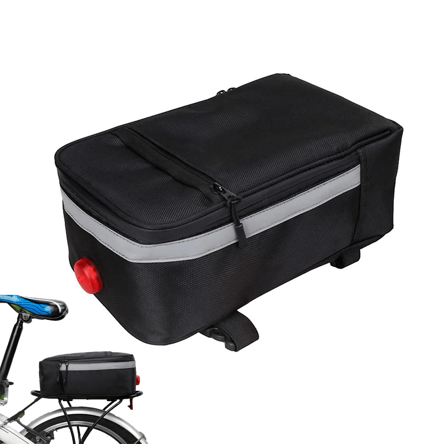Rear Rack Bags for Bicycles - Bicycle Cycling Rear Rack Bag Pannier MTB Road Bike Trunk Pack Shoulder Bag Cycling - Tophatter Daily Deals